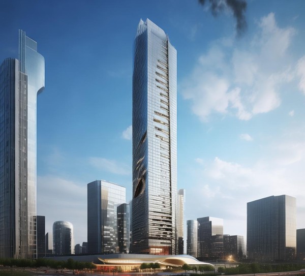 百色国际商贸城项目一期，百色商贸新地标，区域经济发展新引擎