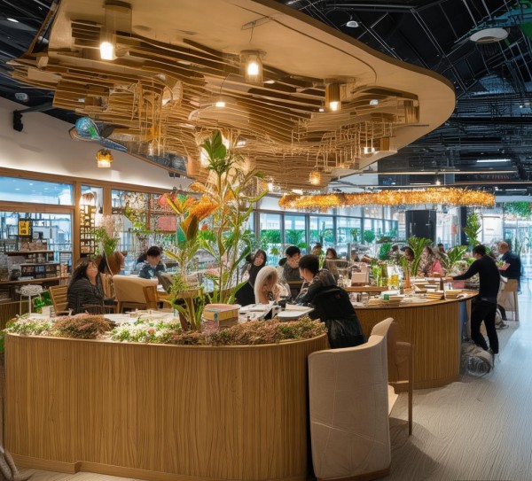 黄海商贸城行政服务区三楼，便民服务的暖心驿站