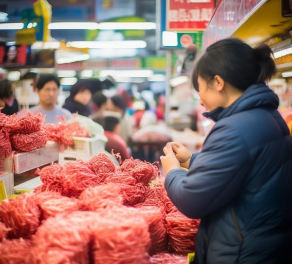 商贸城里的泡酸菜香，乐园超市服务员的小温暖